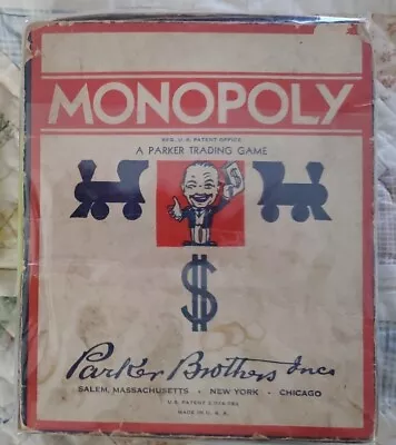 Vintage Monopoly Parker Brothers Game Nearly Complete. No Board. • $9.99