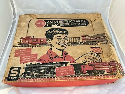 Vintage GILBERT S GAUGE AMERICAN FLYER ELECTRIC TRAIN SET • $125