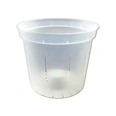 4  Slotted Clear Orchid Pots - 3 Pack (Crystal Clear) • $11.99