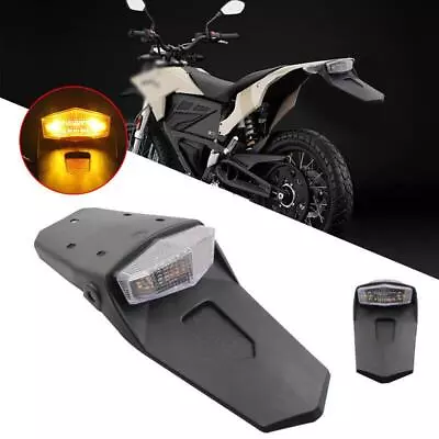 Motorcycle Dirt Bike ABS LED Fender Turn Signal Light Brake Tail Rear Lights Kit • $29.99