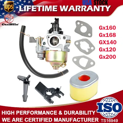 Carburetor Carb For Honda GX120 GX160 GX168 GX200 5.5/6.5HP Generator Engine NEW • $16.59