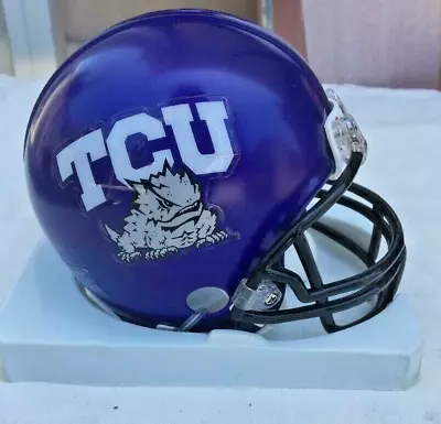 TCU Horned Frogs NCAA Riddell Authentic MINI Football Helmet Vintage New • $39.88