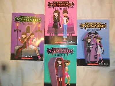 My Sister The Vampire Series Lot Of 4 Paperback Scholastic - Switched Re-Vamped • $4.95
