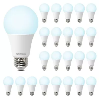 A19 LED Light Bulbs 100 Watt Equivalent LED Bulbs 24 Pack 100w Daylight • $53.15
