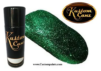 12oz Aerosol Metal Flake Green (004 HEX) - Urethane Base Automotive Paint  • $24.99