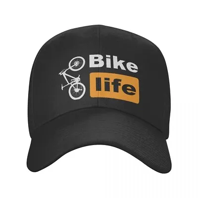 Unisex Bike Life Baseball Cap Adjustable MTB Mountain Bicycle Cyclist Biking Hat • $16.99