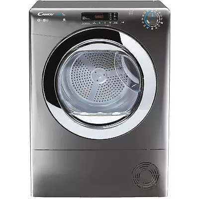 Candy Smart Pro 9kg Condenser Tumble Dryer - Graphite CSOEC9DCRG-80 • £328.95