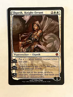 Elspeth Knight-Errant Shards Of Alara Mythic Rare MTG Near Mint !!! • $10