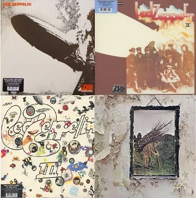 Led Zeppelin I II III IV - 1 2 3 & 4 Remastered 4 X 180gm Vinyl LPs NEW/SEALED • $174.99