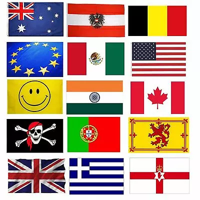 $6.99 • Buy  5x3FT National Country Flags World Cup Football Rugby Olympic Sport Decoration
