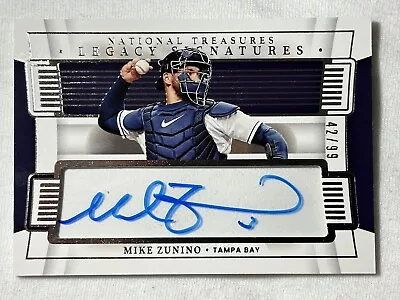 Mike Zunino 2022 Panini National Treasures - Legacy Signatures  42/99 Auto • $1.99