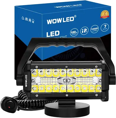 Portable LED Work Light With Magnetic Base 48W Super Bright Waterproof • $62.99
