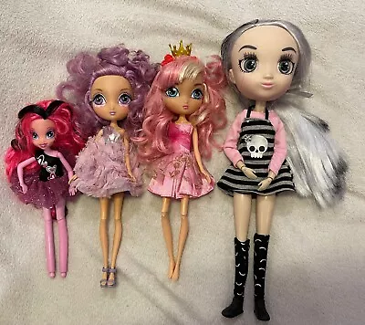 La Dee Da Shibajuku Equestrian Girls Lot Of 4 Eccentric TLC Dolls For Refurbish • $27