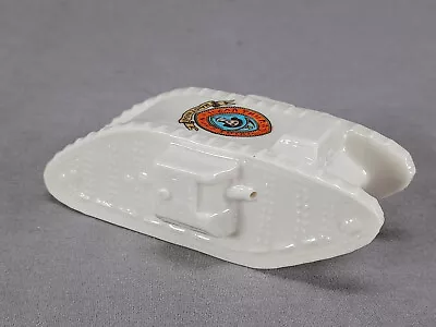 W. H. Goss WWI Crested China Maidenhead Porcelain Model Of A British Tank • £120.53