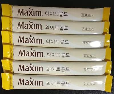 Korean Instant Coffee Mix Maxim White Gold 6 10 20 50 100 210 400 Sticks • $9.89