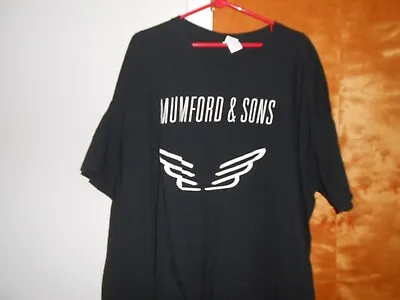 Mumford & Sons Wing Black Shirt Size 3XL • $10