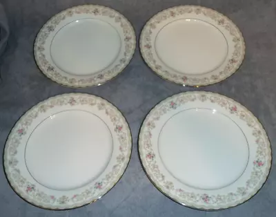 $24.99 • Buy 4 Pieces Of Vintage Noritake EDGEWOOD 5807 10-1/2  Dinner Plates Excellent