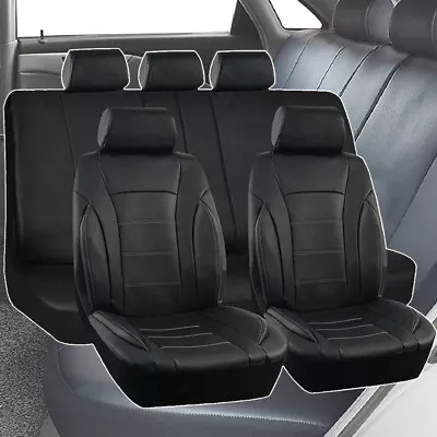 For Mazda CX-3 CX-5 Car Seat Cover Front & Rear Set PU Leather Protector • $58.99