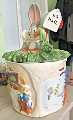 Bugs Bunny Ceramic Cookie Jar 12.5  X 8  USED • $5