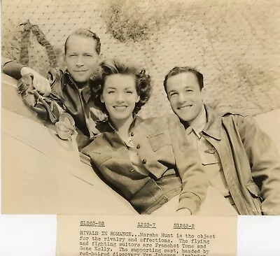 Marsha Hunt Franchot Tone & Gene Kelly--Vintage Photograph • $48