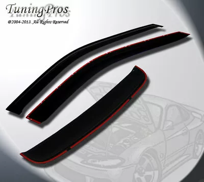 JDM Outside Mount Vent Window Visor Sunroof 3pc Chevrolet S10 S-10 94-04 LS ZR2 • $40.19