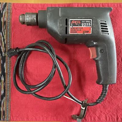 Skil 3/8  Corded Reversing Drill #6225 Variable Speed 2500 RPM With Chuck  Key • $8