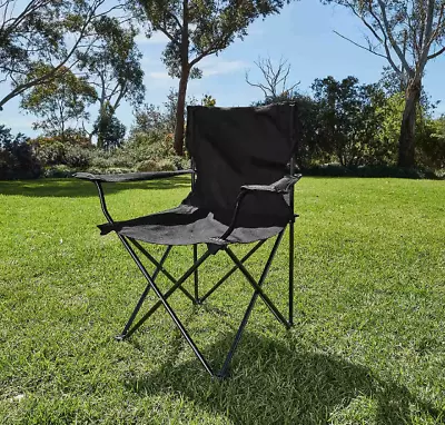 Camping Chair Outdoor Fishing Picnic Chair Seat Hiking Portable Folding Travel • $8.55