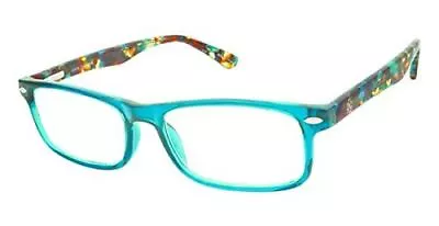 Ann Taylor Women's ATR010 Teal Blue Tortoise 53mm Eyeglasses 53-16-140 B33+1.00 • $12.95