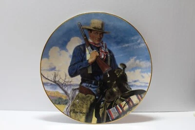 $0.99 • Buy John Wayne Limited Edition Plates From Franklin Mint Heirloom