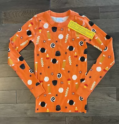 Unisex HANNA ANDERSSON Halloween Candy Printed Pajama Shirt Sz EU 140 US 10 NWT • $7