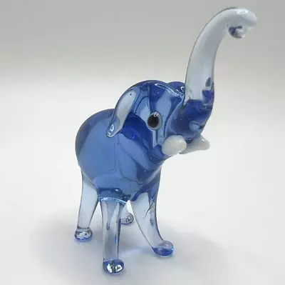 New Color!! Murano Glass Handcrafted Unique Baby Elephant Figurine Glass Art • $23.50