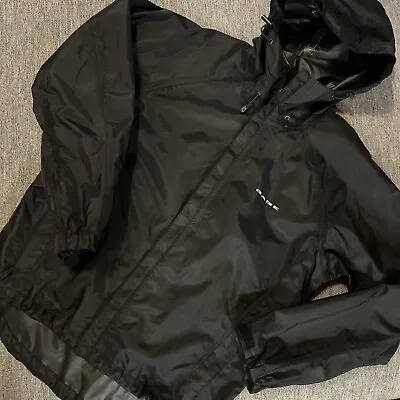 Gage Technical Gear Hooded Rain Jacket Men’s  Sz Small Black EUC • $28