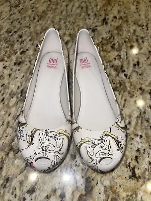 Mel By Melissa Girls Unicorn Dream Shoes Size 3 Youth • $33