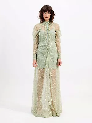 $180 • Buy Bnwt Alice Mccall Lime Cream Moon Landing Gown - Size 10 Au/6 Us (rrp $499)