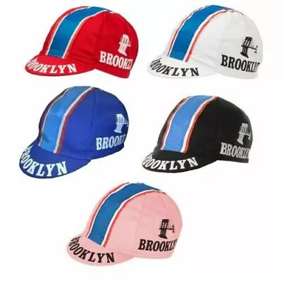 $11.27 • Buy Brooklyn Retro Vintage Cycling Team Made Italy Under Helmet Summer Bike Hat Cap
