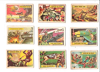 BATTLE Series A& BC Gum Cards Full Set 1966 ABC 73 Cards Incl.all Banned Cards • $112.05