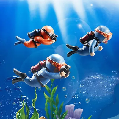$4.94 • Buy 1Pcs Aquarium Accessories Simulated Diver Fish Tank Landscaping Decoration Toy