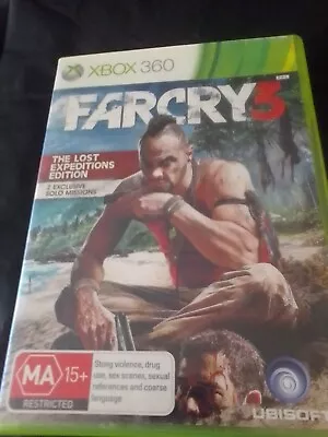 FarCry 3 Xbox 360 Game With Manual.  • $0.99