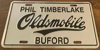 Phil Timberlake Oldsmobile Dealership Booster License Plate Buford Georgia GA • $39.99