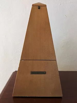 Vintage Seth Thomas Wooden Metronome De Maelzel Working See Video • $59.99