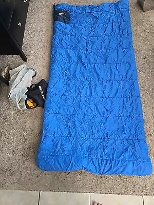 Vintage LL Bean Adult Sleeping Bag 30 Deg Sleeping Bag With Sea To Summit Sack • $25