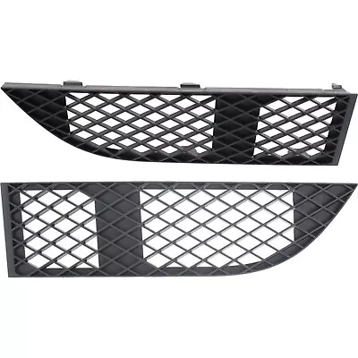 Bumper Grille For 2006-2008 BMW 750Li 750i Set Of 2 Left & Right Textured Black • $16.80