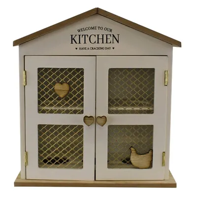 £14.99 • Buy Wooden Egg House/Holder Kitchen Storage Rustic Rack Decoration - Egg Rack Holder