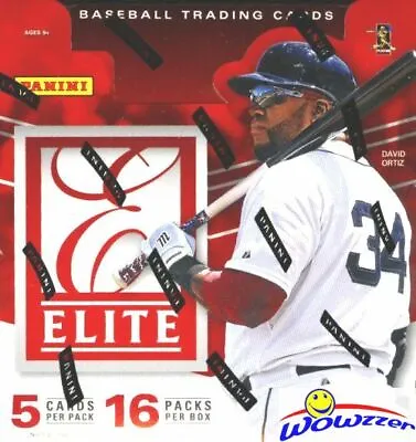 2015 Panini Elite Baseball Factory Sealed HOBBY Box-4 AUTOGRAPH/MEMORABILIA  • $199.95