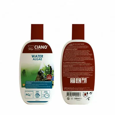 £6.99 • Buy Ciano Aquarium Water Treatment Algae Green Water Removal 100ml Treats 400L