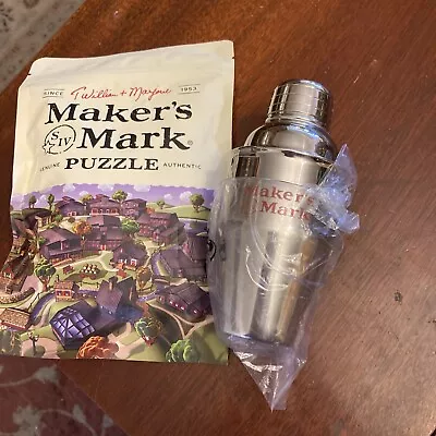 Maker's Mark Collectible Puzzle & Mini Cocktail Shaker (New) • $9