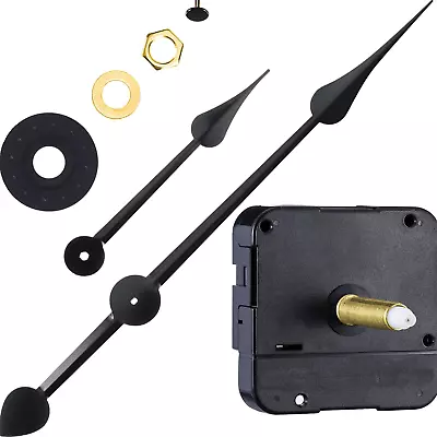 High Torque Clock Movement Mechanism With 270 Mm/ 10.6 Inch Big Clock Hands 9/10 • £17.99