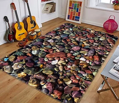 3D Retro Stone Colors ZHUA3090 Game Non Slip Rug Mat Photo Carpet Vera 2023 • $32.10