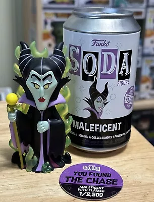 Maleficent Funko SODA Maleficent With Flames Chase LE 1/2500 Disney Villans • $28