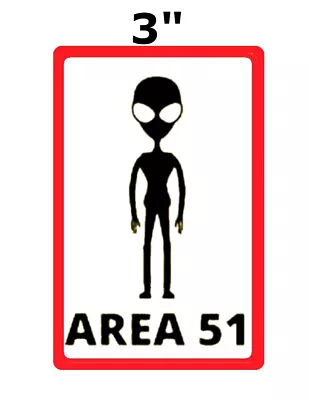 AREA 51 Nevada - Car Truck Window Bumper Graphic Sticker Decal Souvenir • $2.99